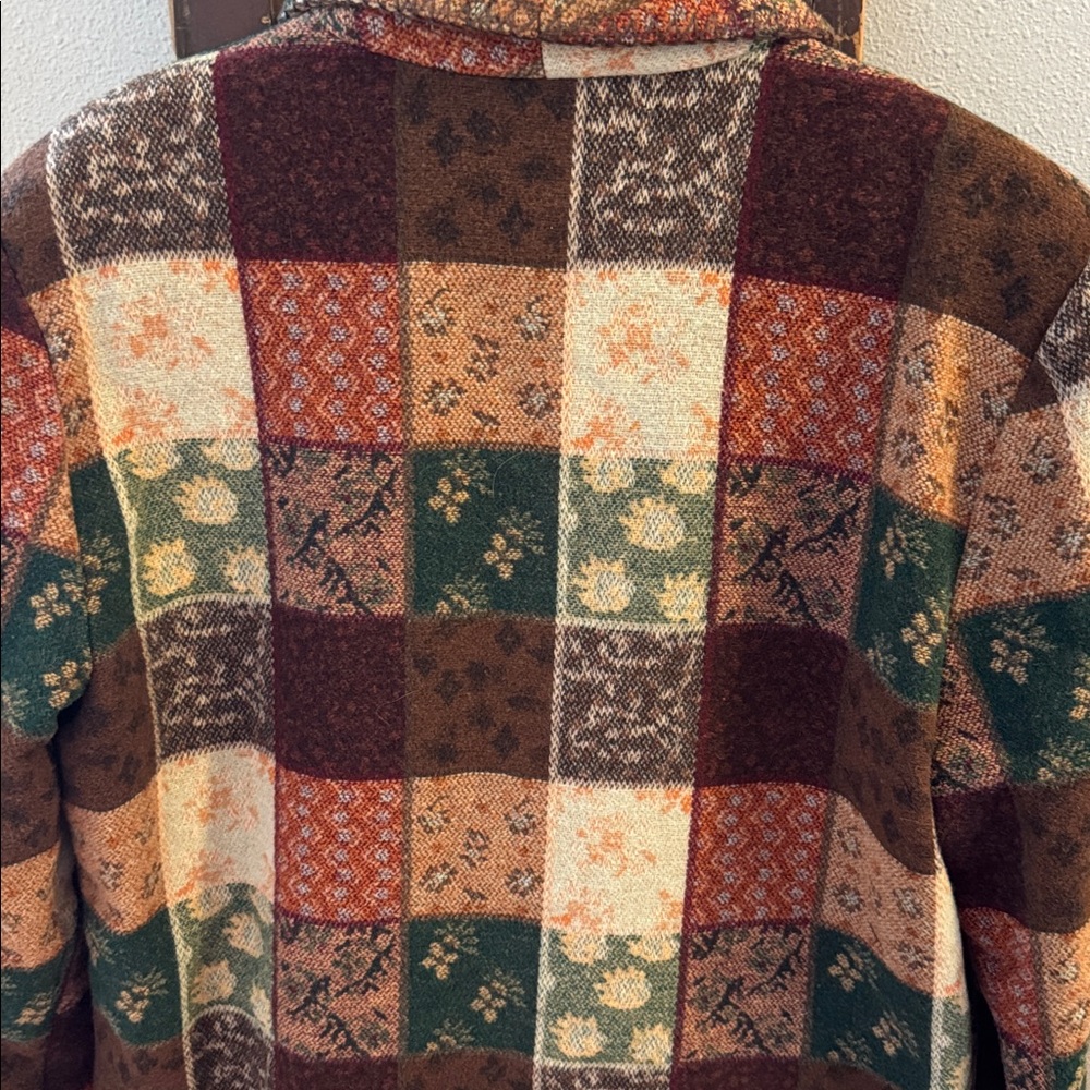 Studio Works Multicolor Patchwork Blazer - image 5